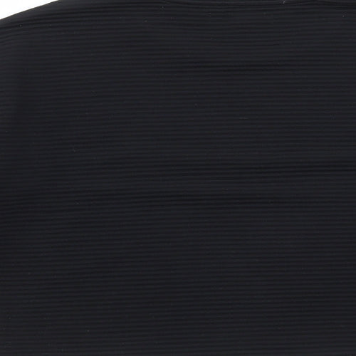 NEXT Womens Black Round Neck Polyester Pullover Jumper Size 14 - Ribbed