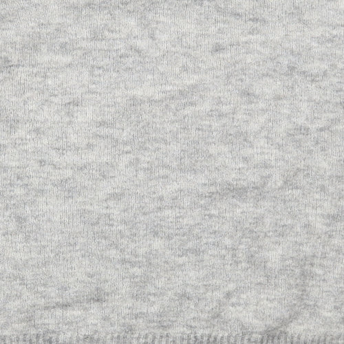 H&M Womens Grey Crew Neck Polyamide Pullover Jumper Size M