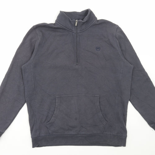 Matalan Mens Grey Cotton Pullover Sweatshirt Size L