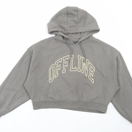 Primark Womens Green Cotton Pullover Hoodie Size S Pullover - Offline