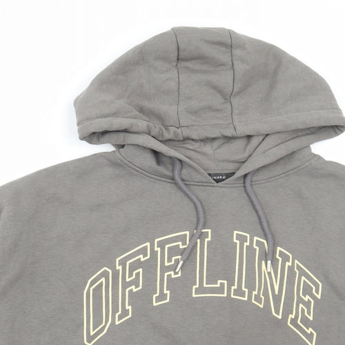 Primark Womens Green Cotton Pullover Hoodie Size S Pullover - Offline