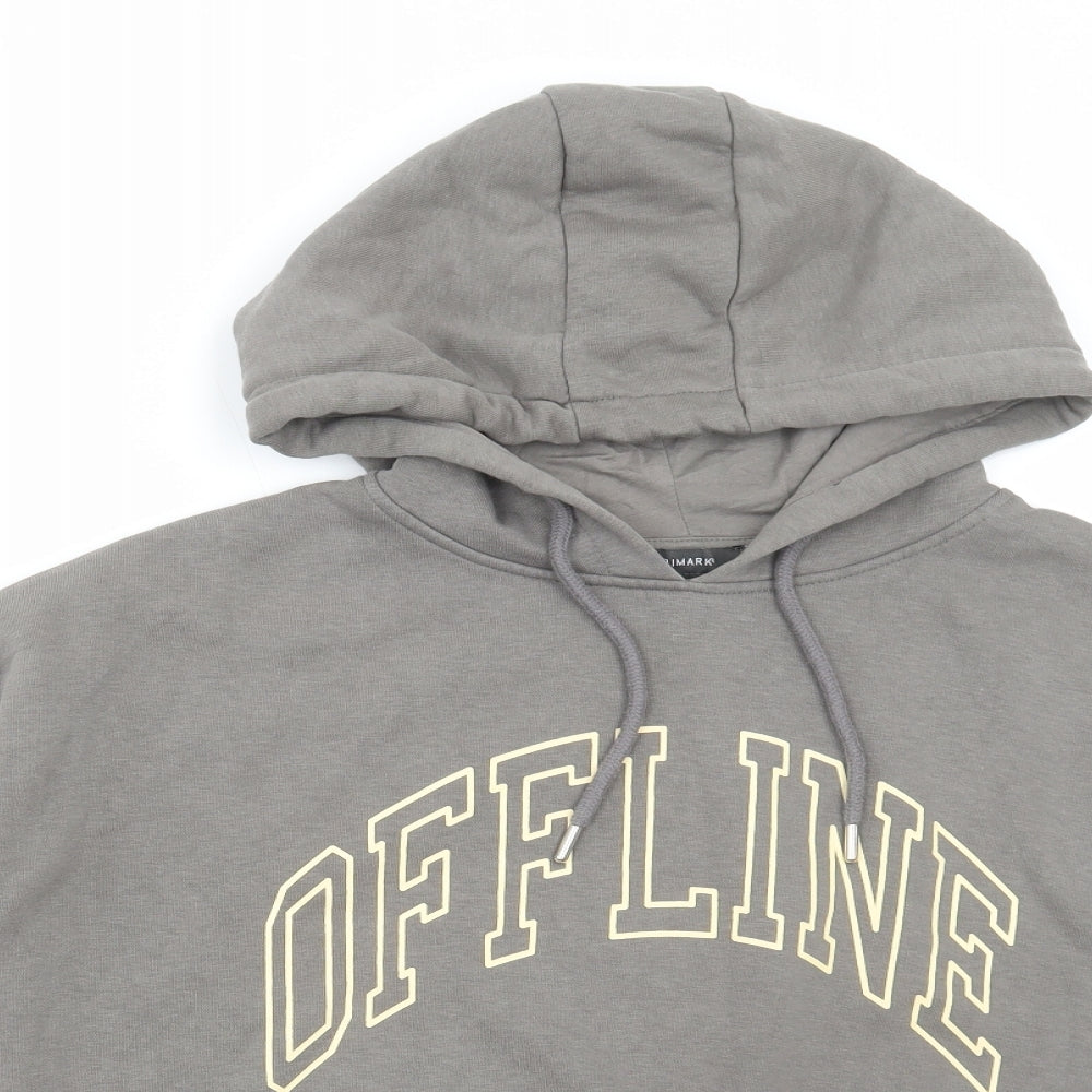 Primark Womens Green Cotton Pullover Hoodie Size S Pullover - Offline