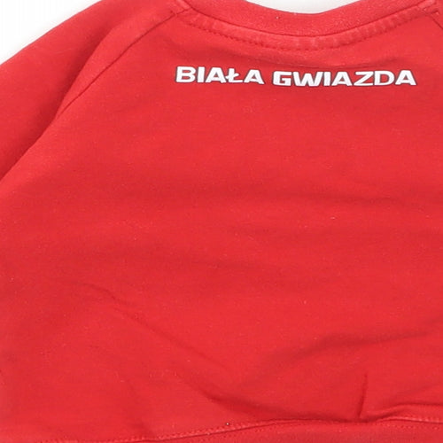 Krakow Baby Red Polyester Pullover Jumper Size 6-9 Months Snap - Krakow FC