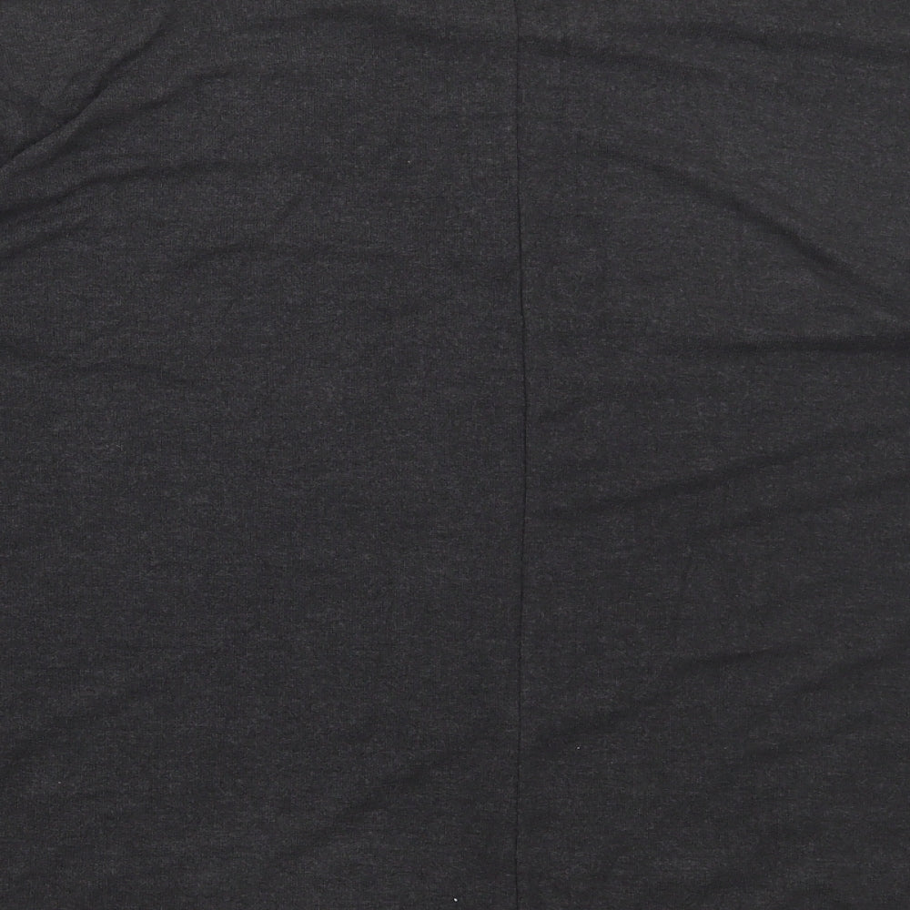 Matalan Womens Grey Polyester Basic T-Shirt Size 14 Round Neck - La Vie