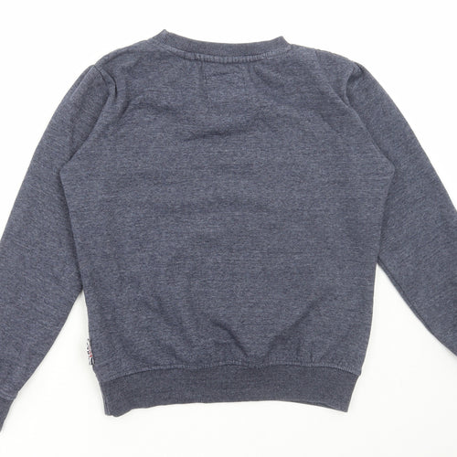 Lee Cooper Womens Blue Cotton Pullover Sweatshirt Size S Pullover
