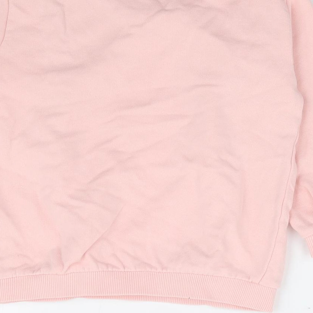 Matalan Girls Pink 100% Cotton Pullover Sweatshirt Size 3-4 Years Pullover
