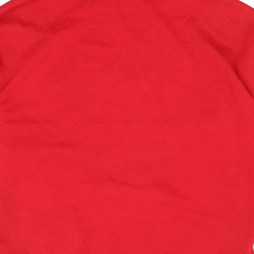 NEXT Womens Red Viscose Pullover Sweatshirt Size L Pullover