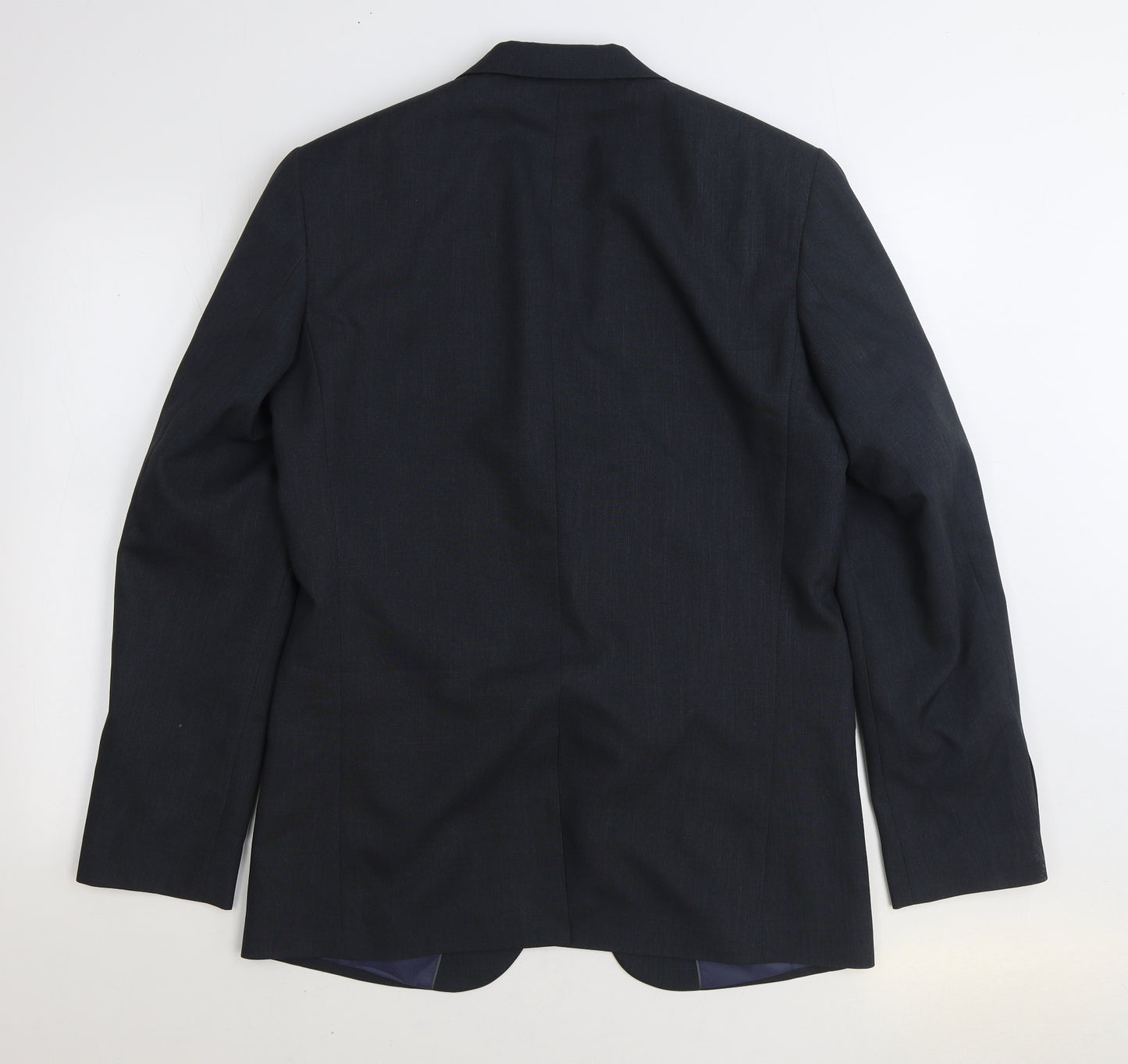 Taylor & Wright Mens Blue Polyester Jacket Suit Jacket Size 40