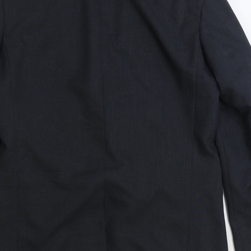 Taylor & Wright Mens Blue Polyester Jacket Suit Jacket Size 40