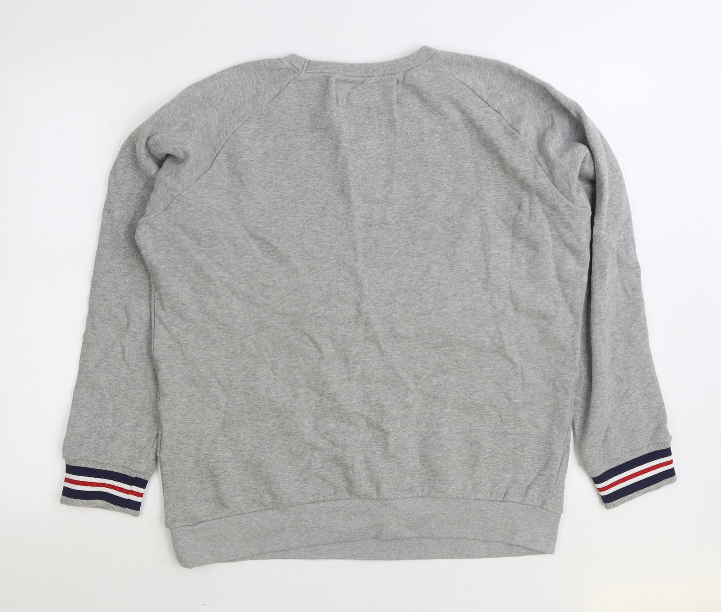 Replay Mens Grey Cotton Pullover Sweatshirt Size L