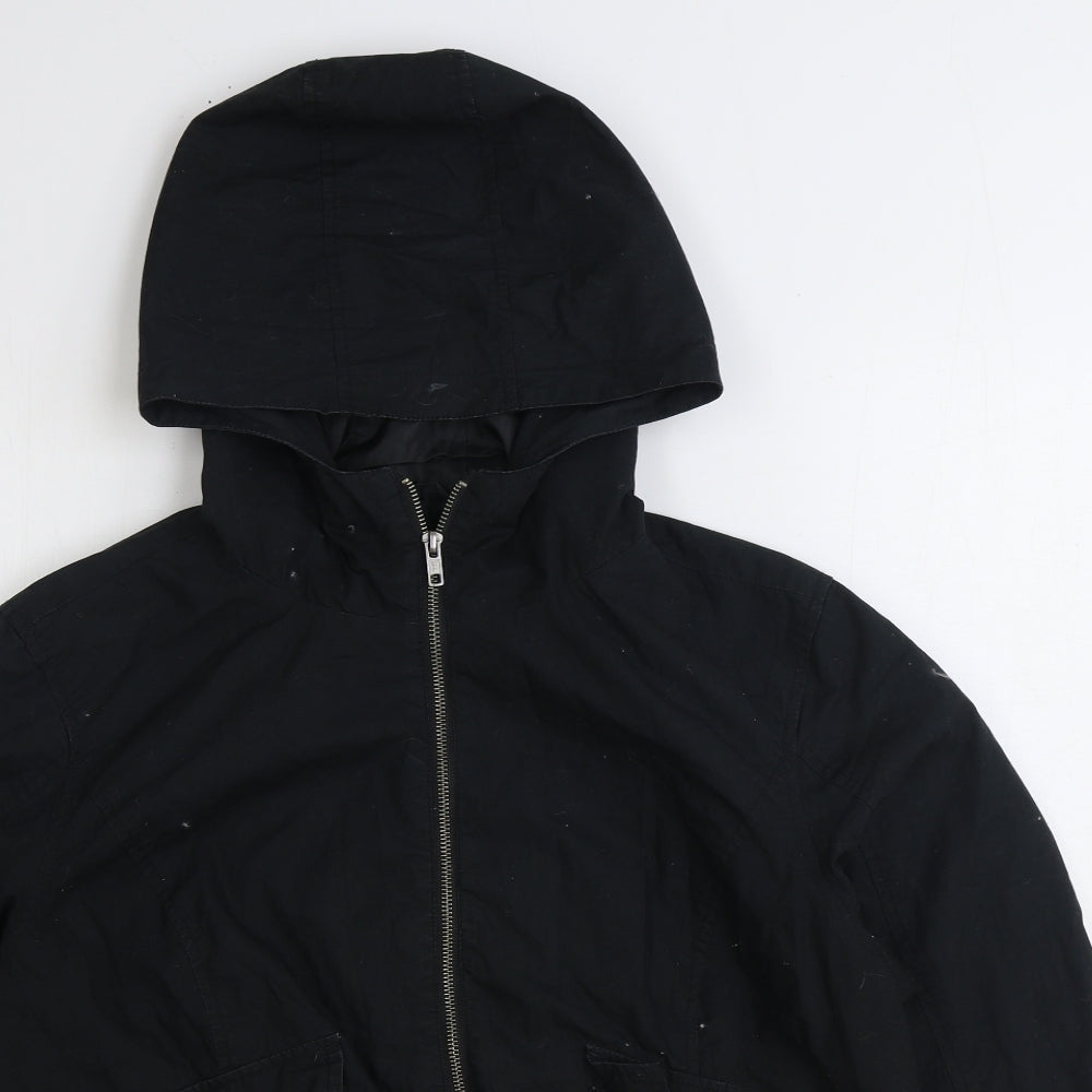 South Womens Black Jacket Size 16 Zip