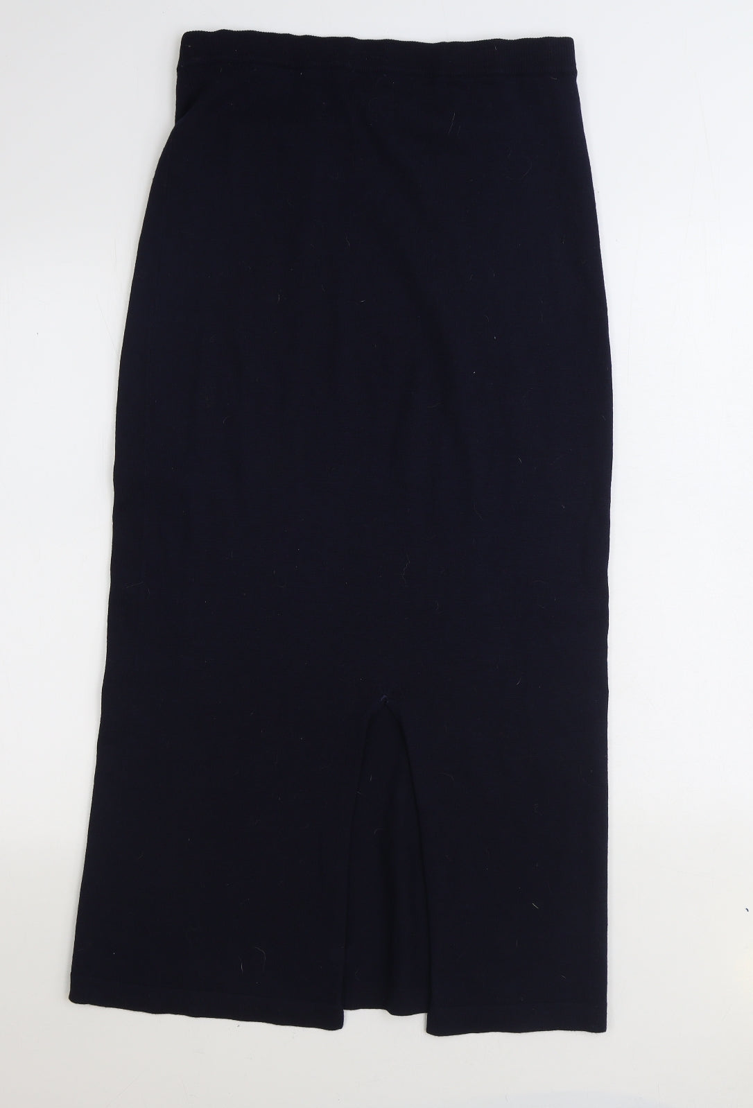 Adini Womens Blue Wool Straight & Pencil Skirt Size L