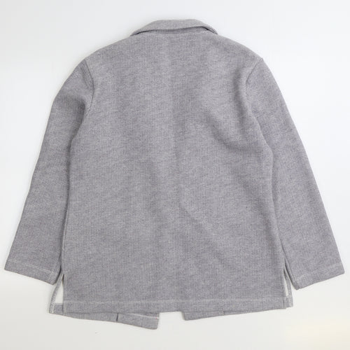 George Womens Blue Jacket Blazer Size 14 Hook & Eye