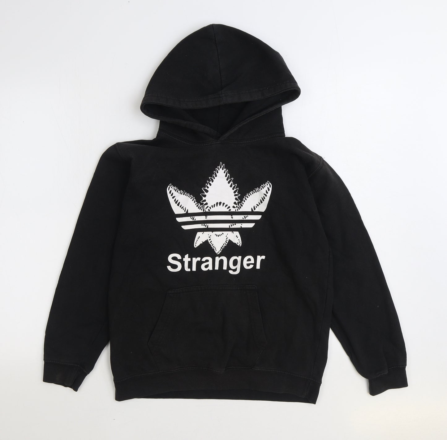 Gilden Boys Black Cotton Pullover Hoodie Size 14-15 Years Pullover - Stanger