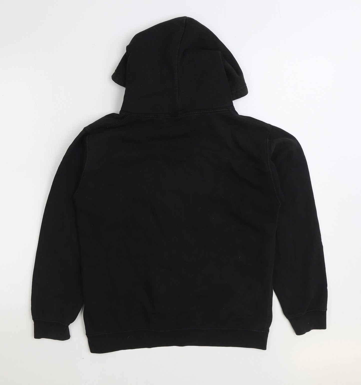 Gilden Boys Black Cotton Pullover Hoodie Size 14-15 Years Pullover - Stanger
