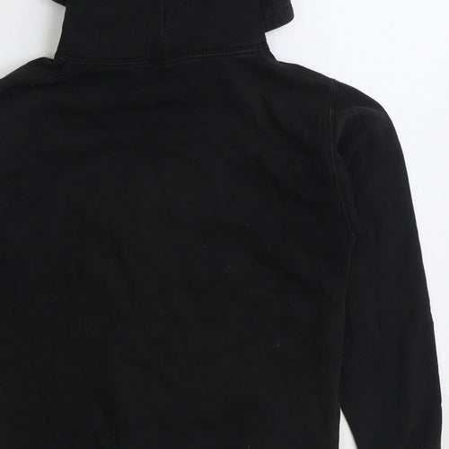 Gilden Boys Black Cotton Pullover Hoodie Size 14-15 Years Pullover - Stanger