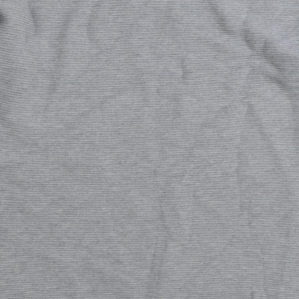Joules Womens Grey 100% Cotton Pullover Sweatshirt Size 14 Zip