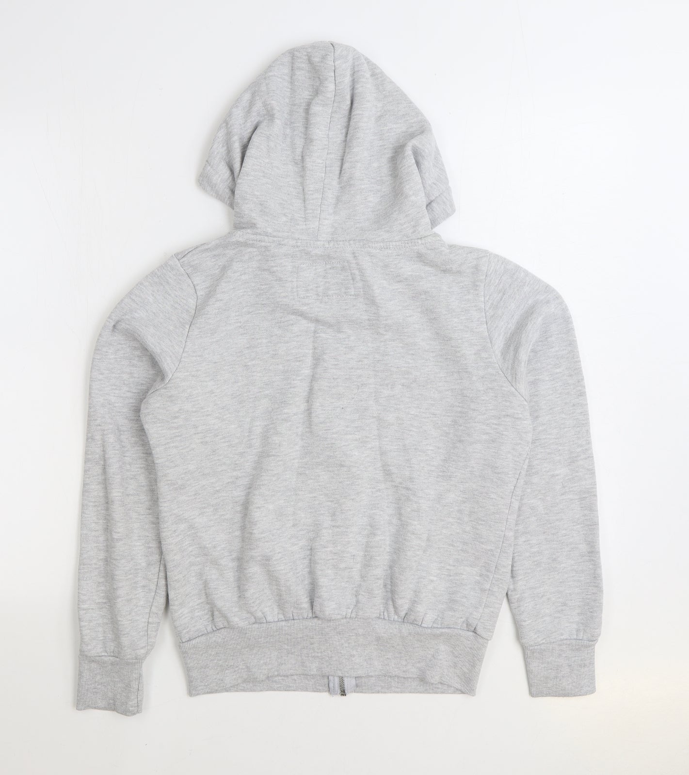 Atmosphere Womens Grey Cotton Pullover Hoodie Size 12 Zip