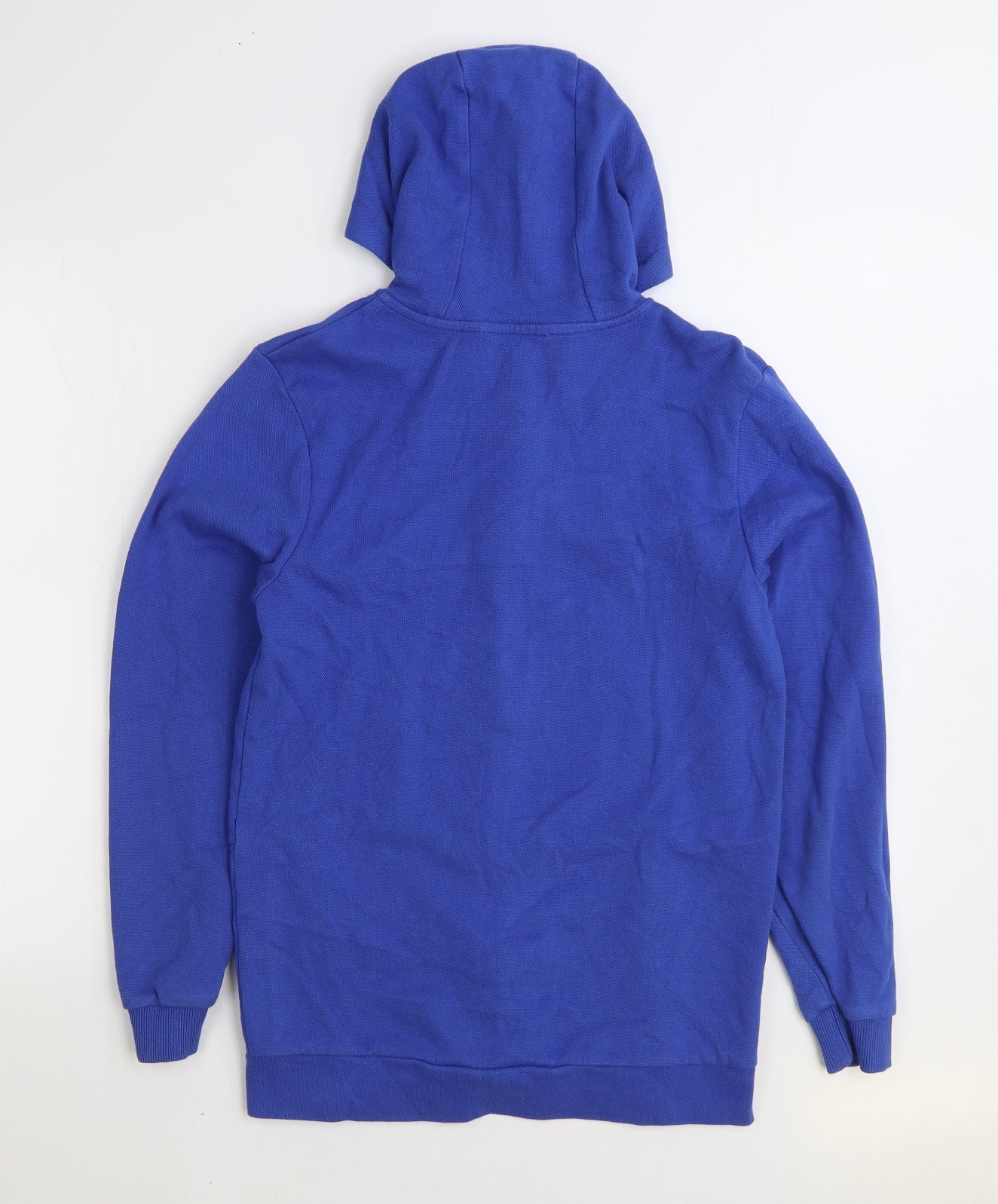 George Boys Blue Cotton Full Zip Hoodie Size 13-14 Years Zip