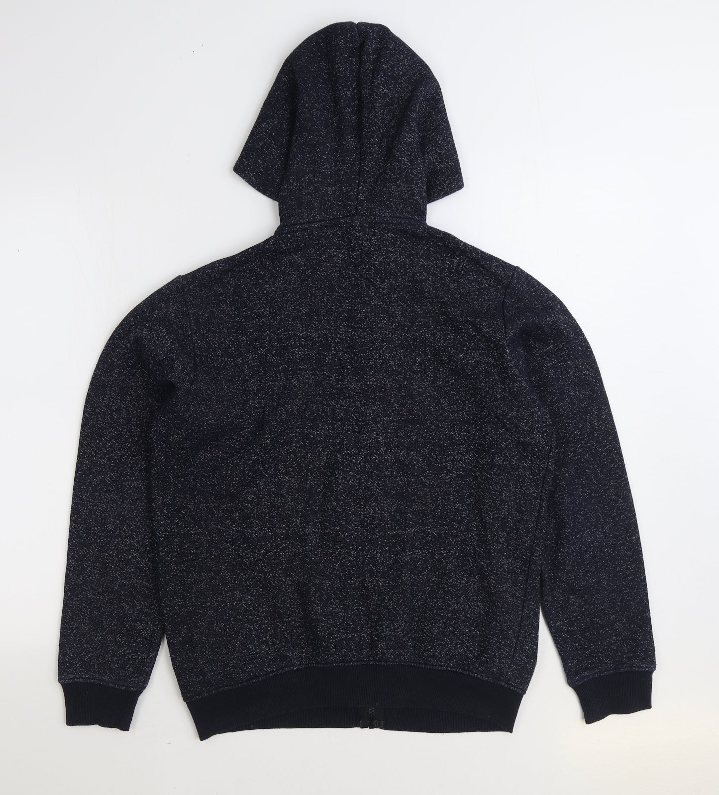 Armani Jeans Boys Blue Cotton Full Zip Hoodie Size 12-13 Years Zip
