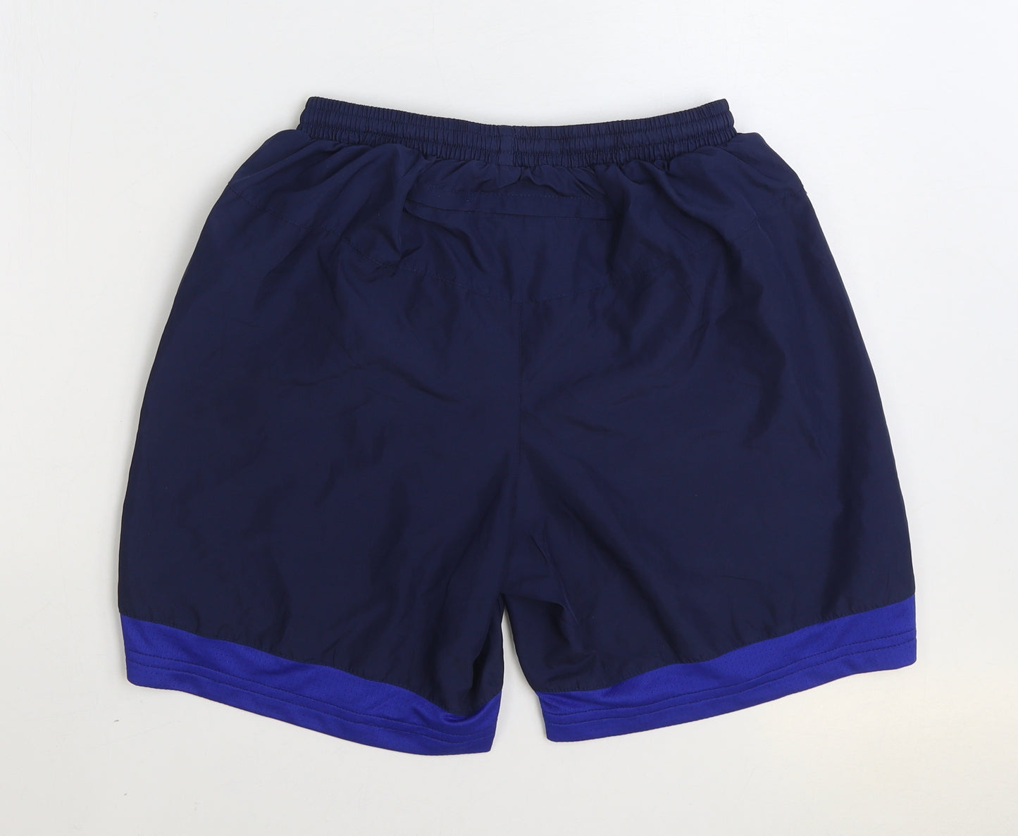 Karrimor Mens Blue Polyester Sweat Shorts Size M L7 in Regular Drawstring - Swim Trunks