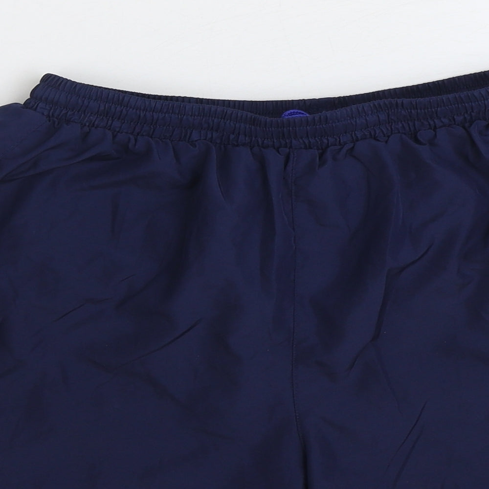 Karrimor Mens Blue Polyester Sweat Shorts Size M L7 in Regular Drawstring - Swim Trunks