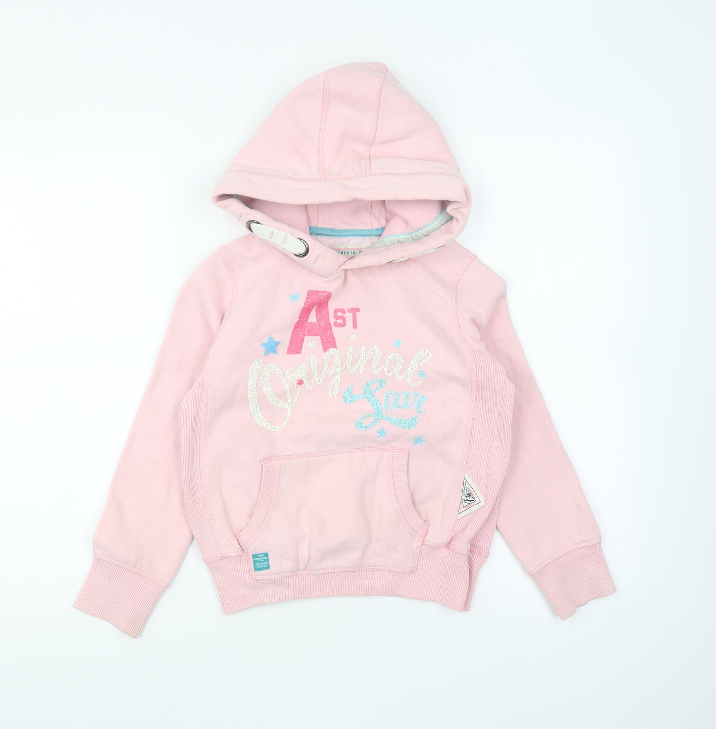 NEXT Girls Pink Polyester Pullover Hoodie Size 9 Years Pullover