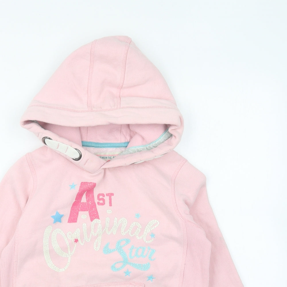 NEXT Girls Pink Polyester Pullover Hoodie Size 9 Years Pullover