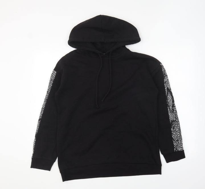 Papaya Womens Black Polyester Pullover Hoodie Size M Pullover