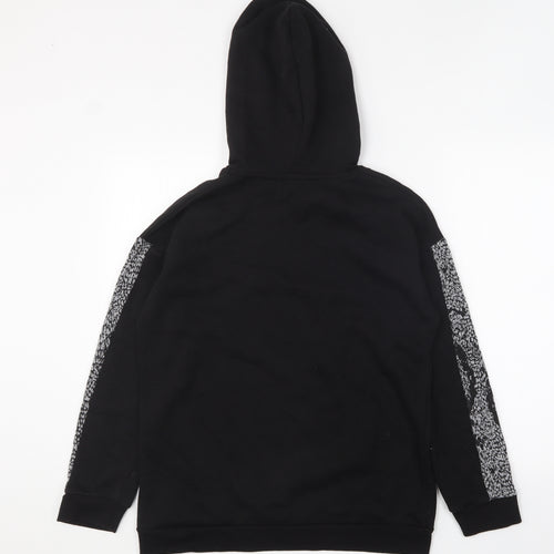 Papaya Womens Black Polyester Pullover Hoodie Size M Pullover