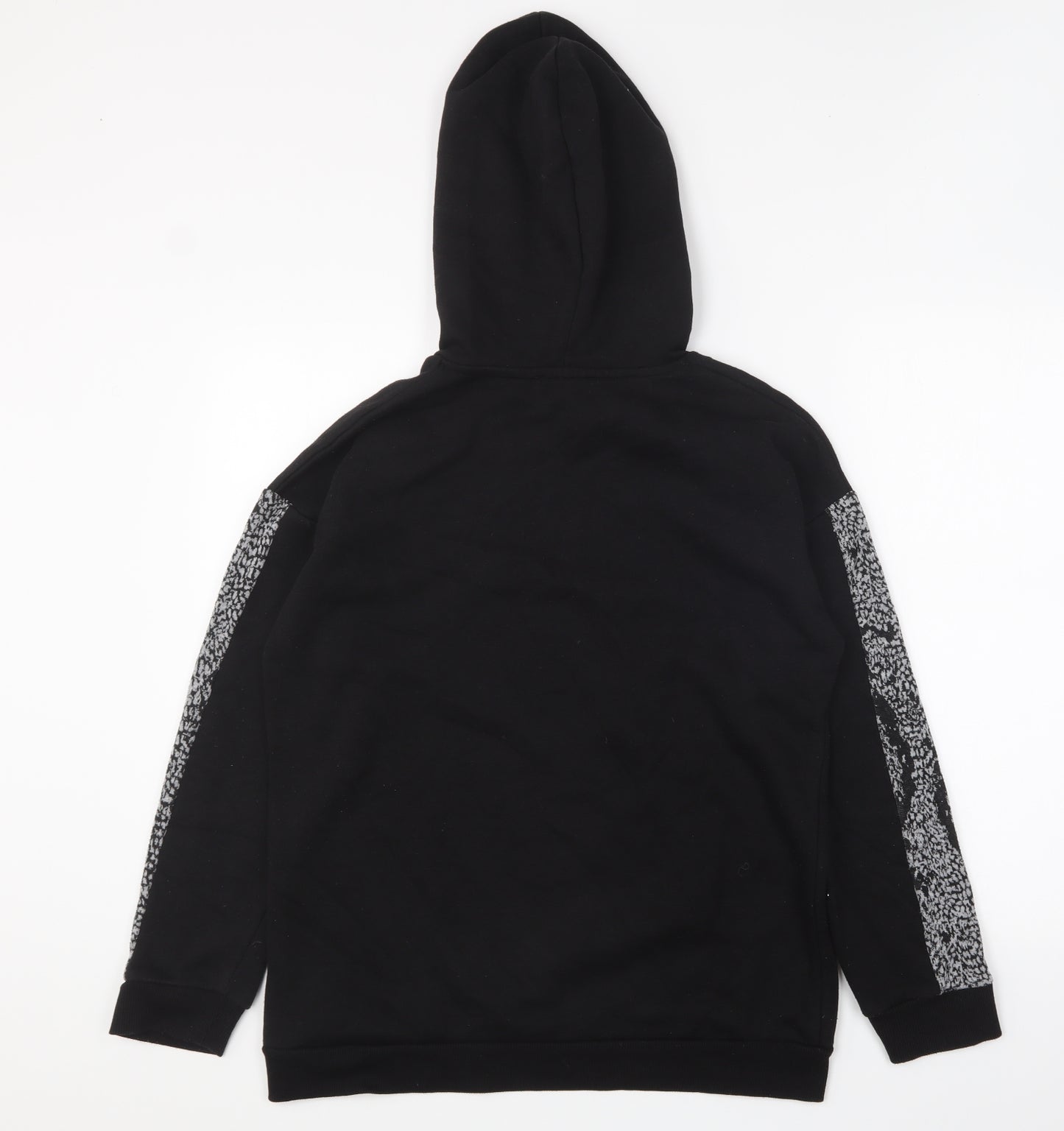 Papaya Womens Black Polyester Pullover Hoodie Size M Pullover