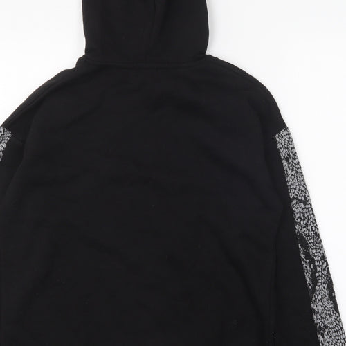 Papaya Womens Black Polyester Pullover Hoodie Size M Pullover