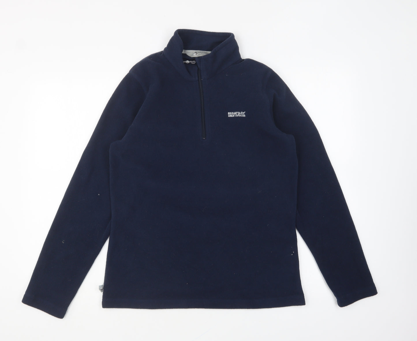 Regatta Womens Blue Polyester Pullover Sweatshirt Size 10 Zip
