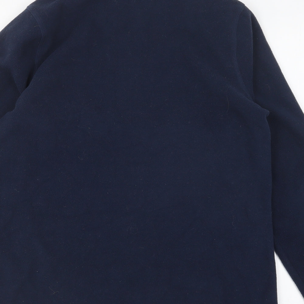 Regatta Womens Blue Polyester Pullover Sweatshirt Size 10 Zip