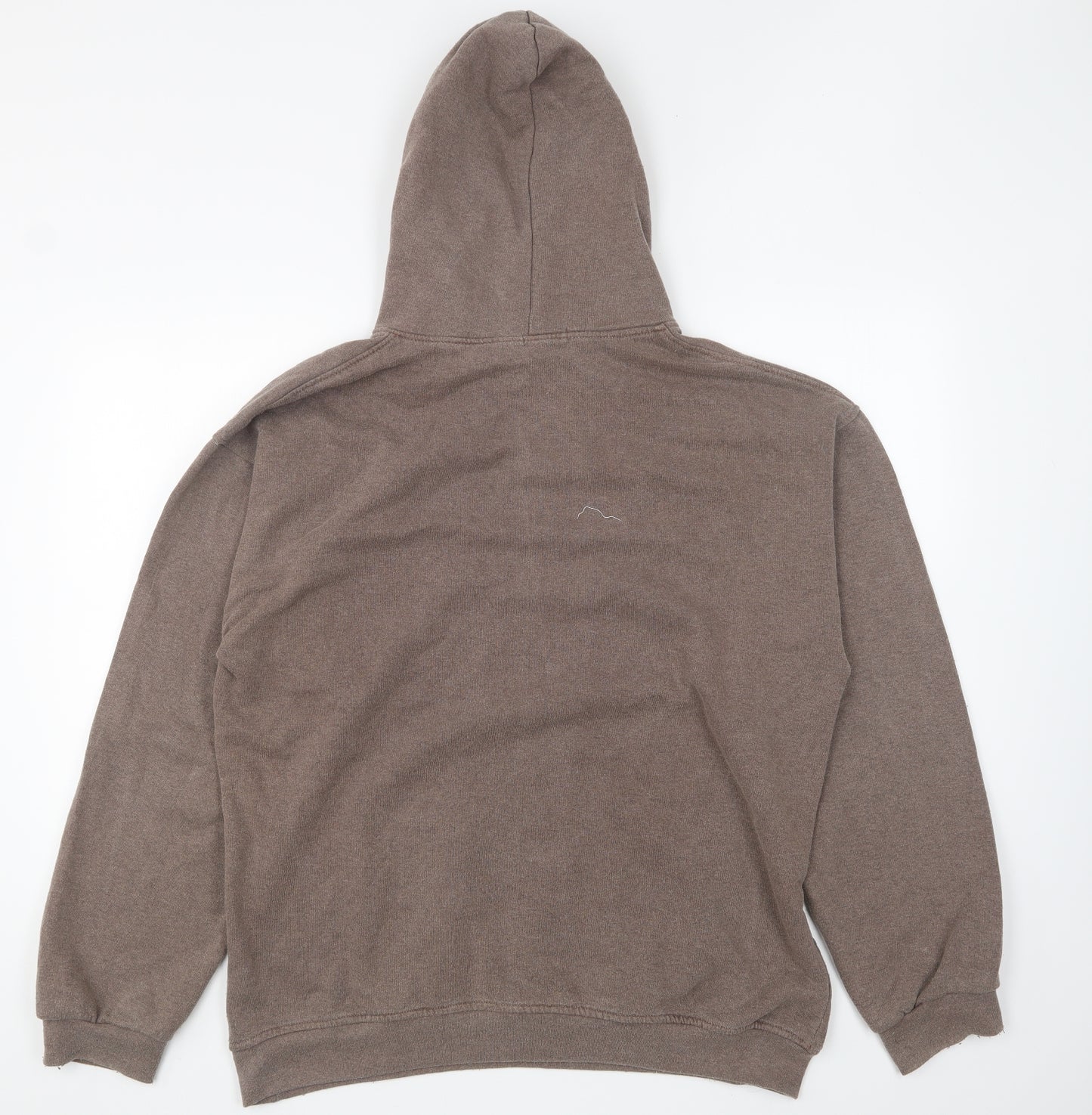 Boohoo Mens Brown Polyester Pullover Hoodie Size M - OFCL Studio