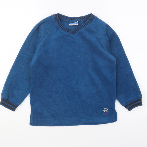 Rebel Active Boys Blue Polyester Pullover Sweatshirt Size 5-6 Years Pullover