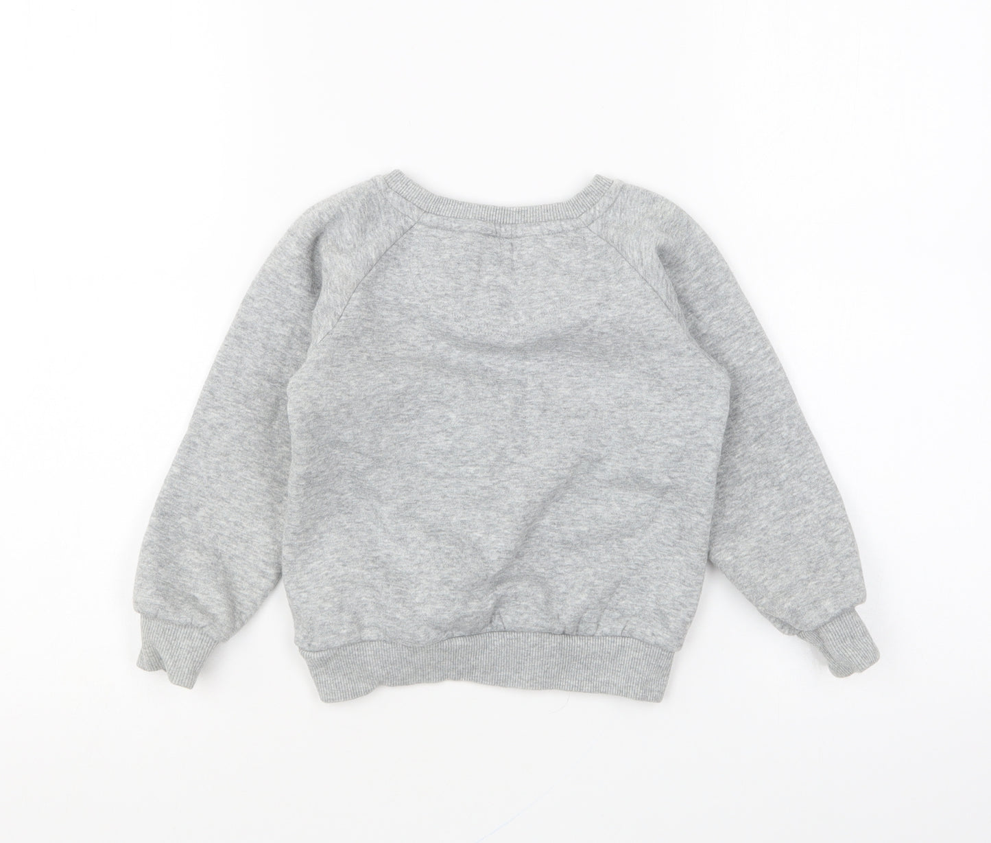 McKenzie Boys Grey Cotton Pullover Sweatshirt Size 3-4 Years Pullover