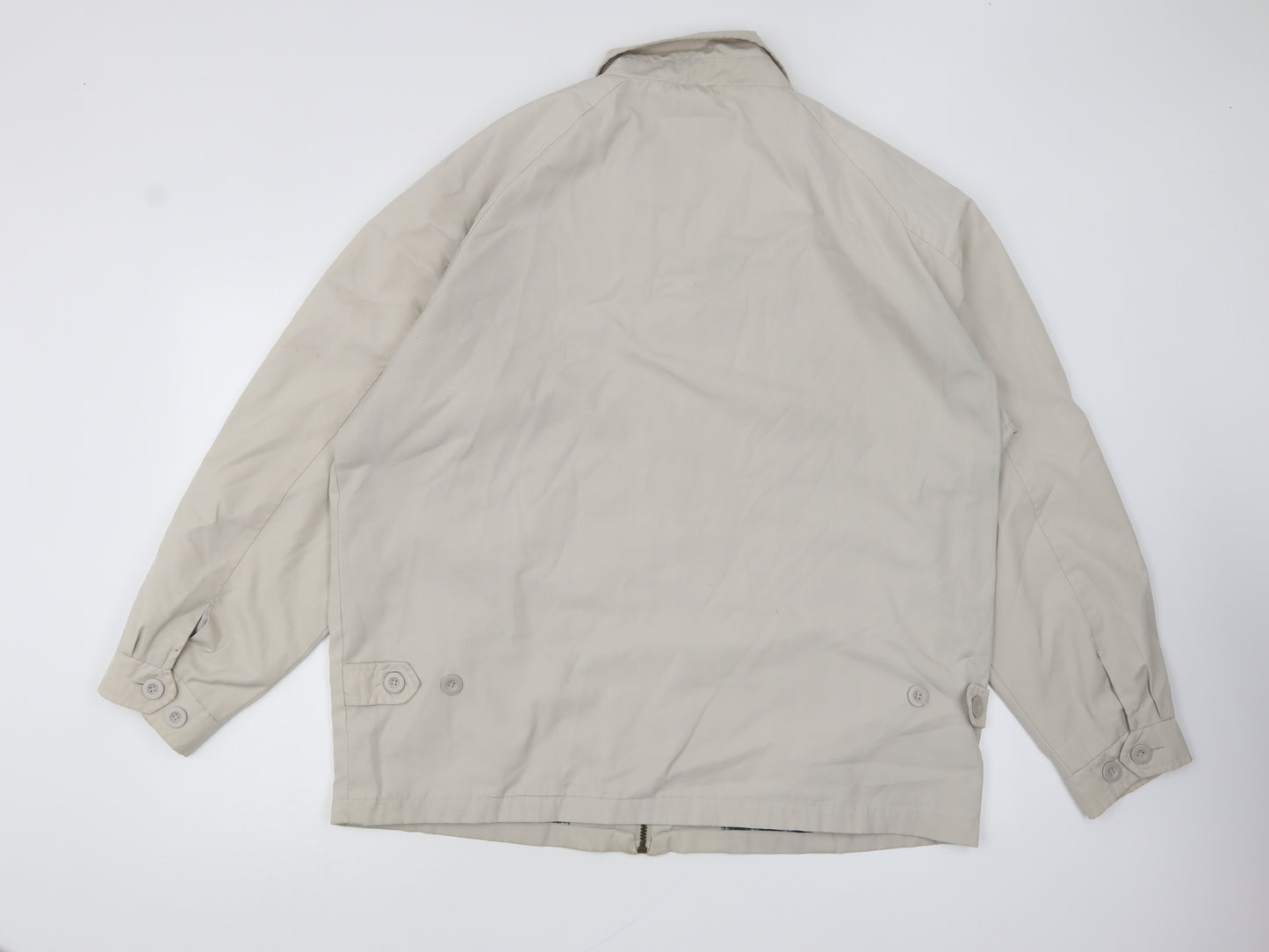 Mainstream Mens Beige Jacket Size XL Zip