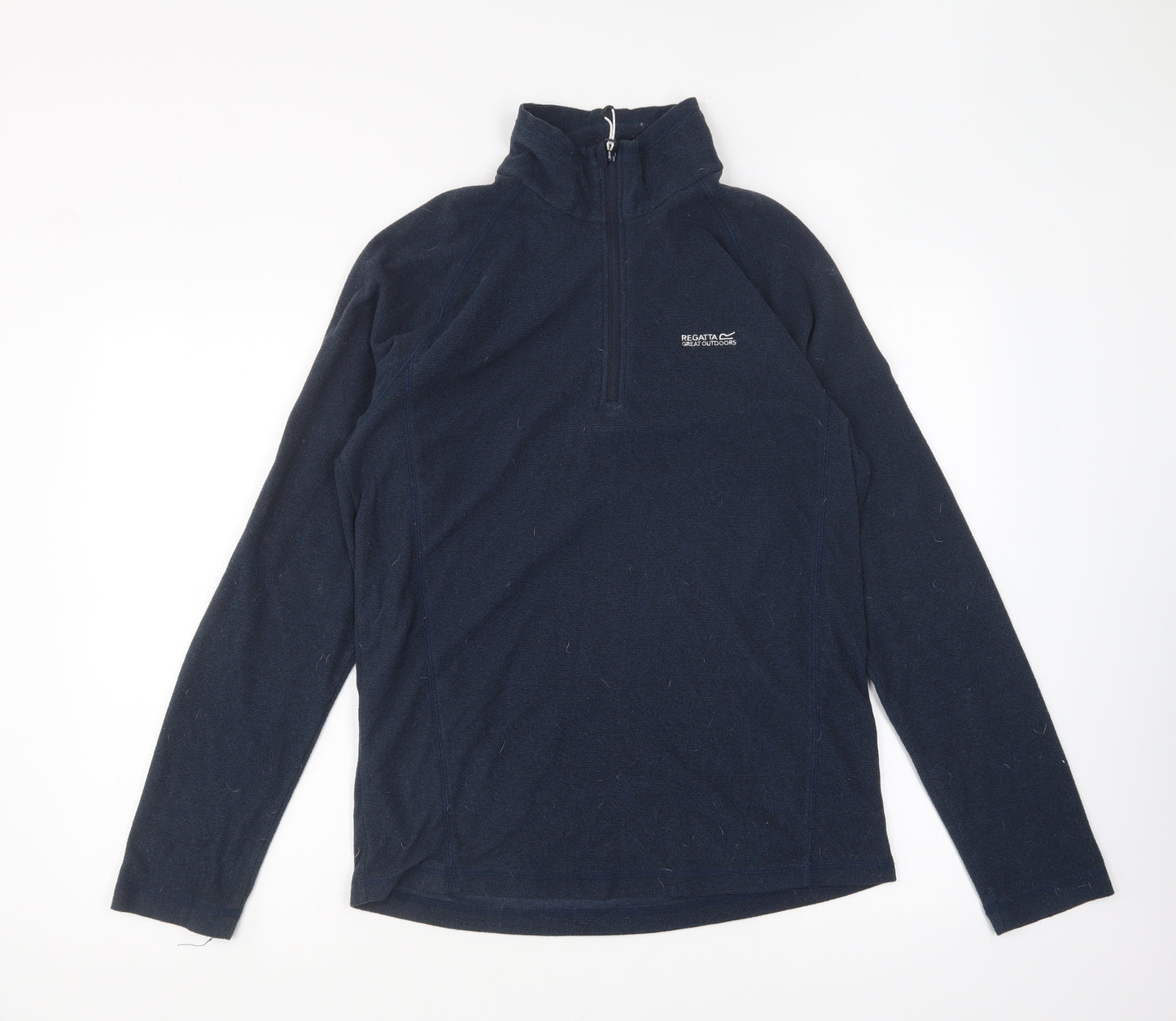 Regatta Womens Blue Polyester Pullover Sweatshirt Size M Zip