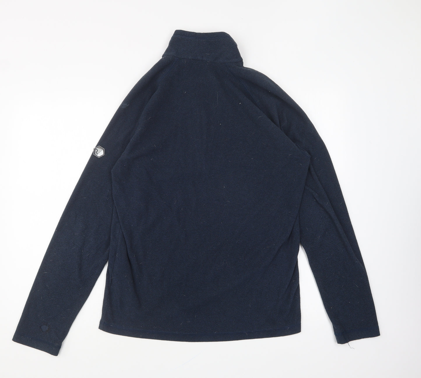 Regatta Womens Blue Polyester Pullover Sweatshirt Size M Zip