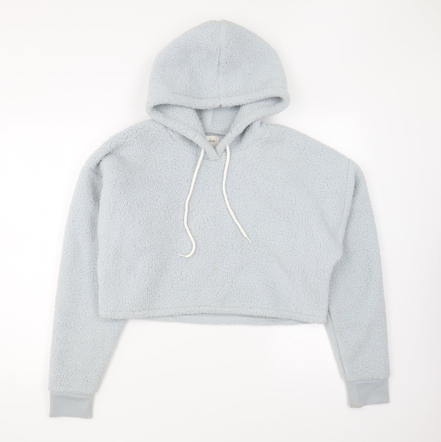 Gilly Hicks Womens Blue Polyester Pullover Hoodie Size S Pullover
