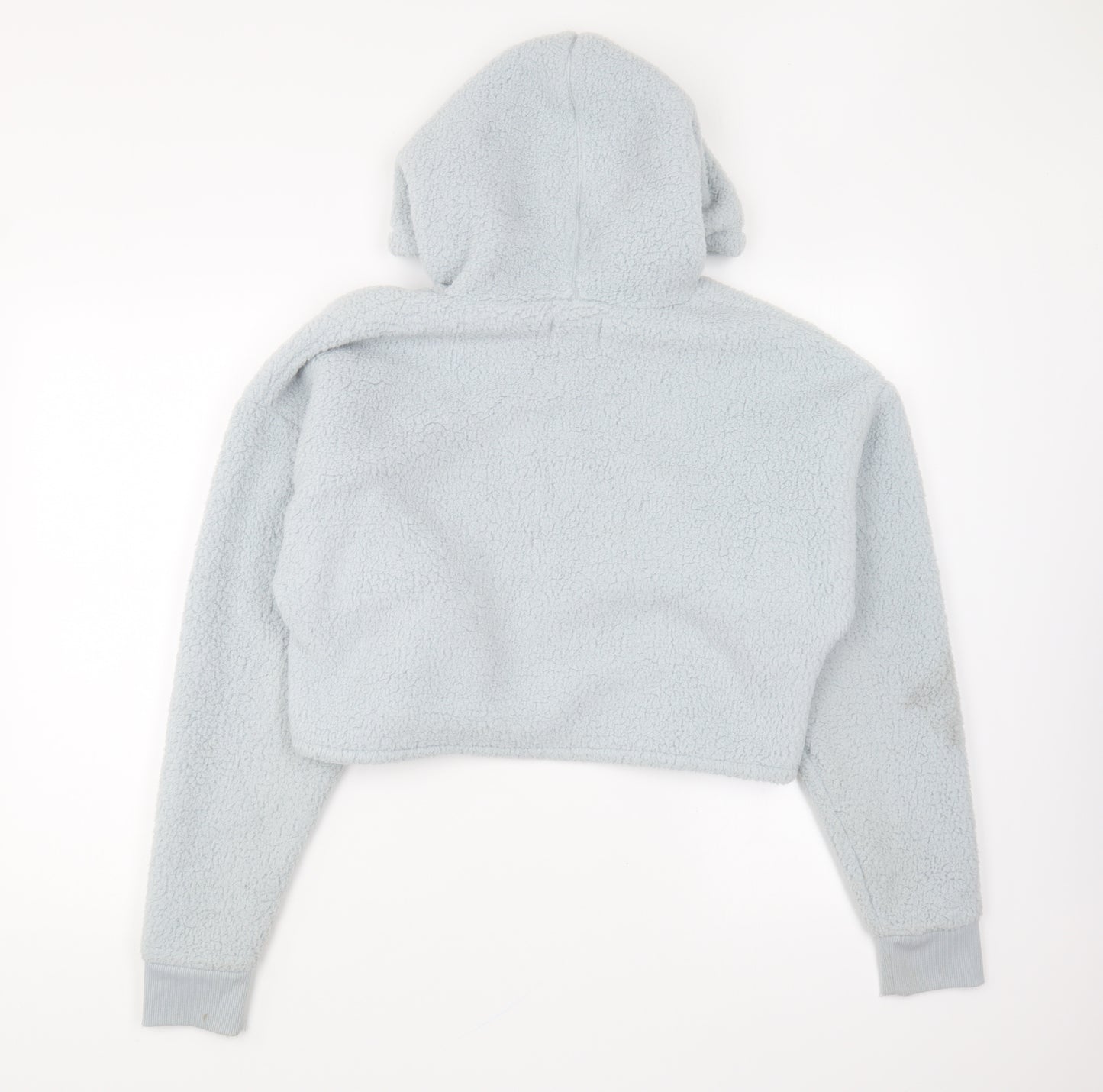 Gilly Hicks Womens Blue Polyester Pullover Hoodie Size S Pullover