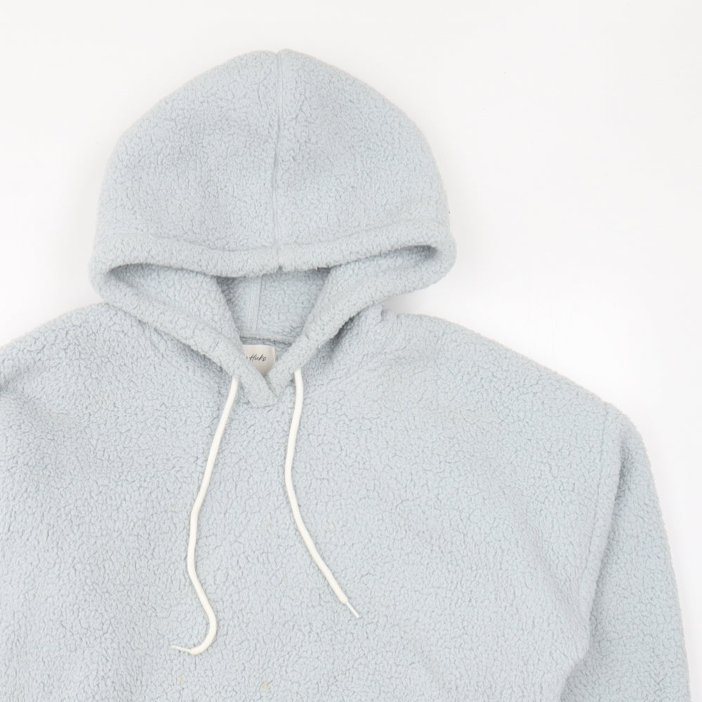 Gilly Hicks Womens Blue Polyester Pullover Hoodie Size S Pullover