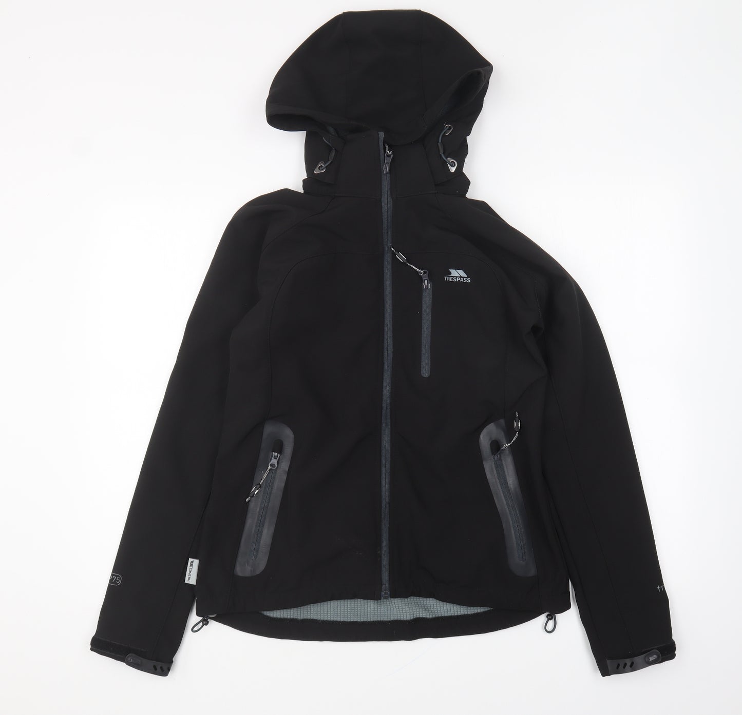 Trespass Mens Black Jacket Coat Size M Zip