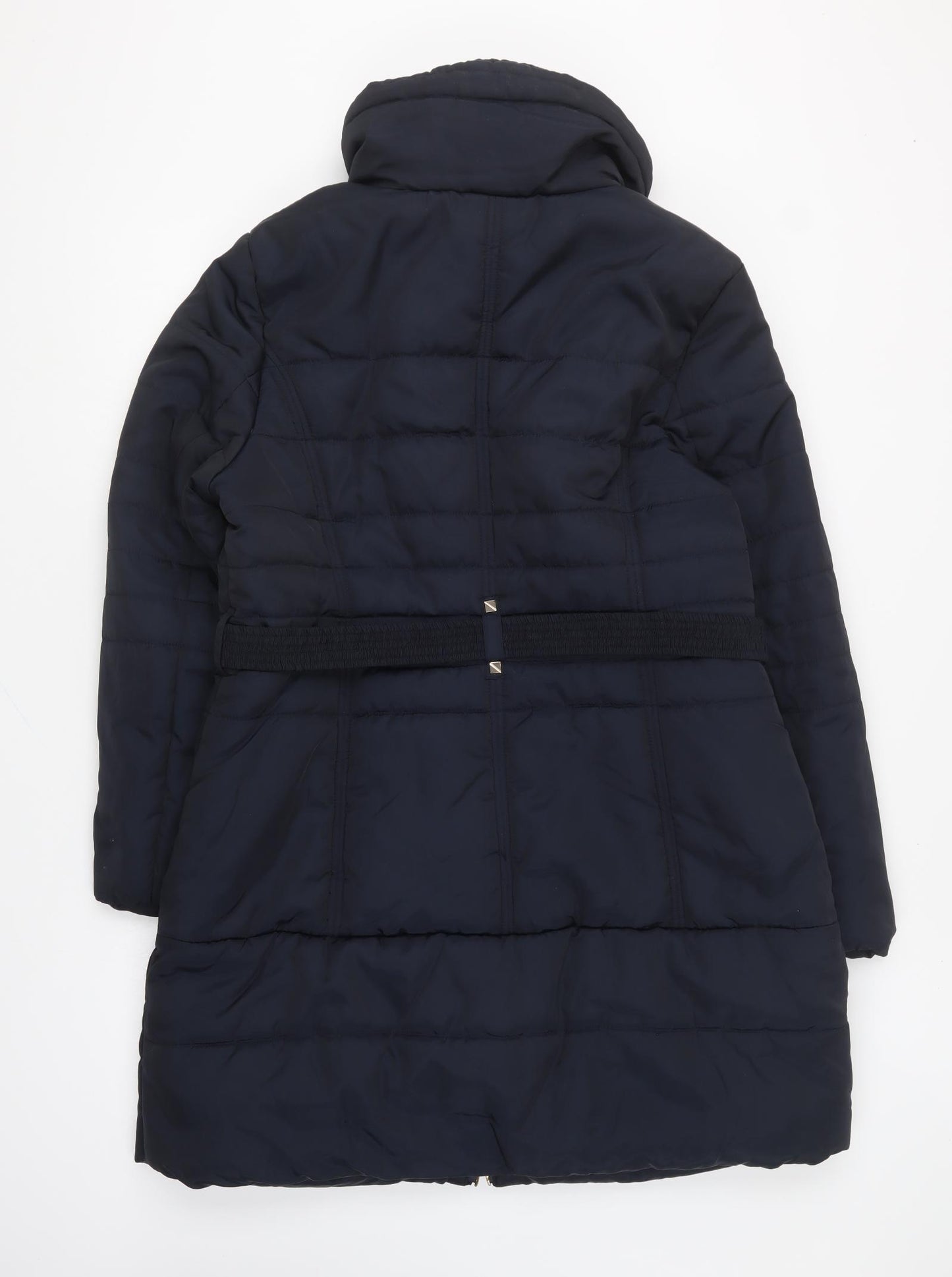 Principles Womens Blue Puffer Jacket Coat Size 18 Zip