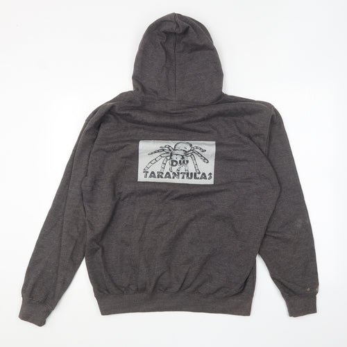Awdisbrands Mens Grey Cotton Pullover Hoodie Size M - DW Tarantulas