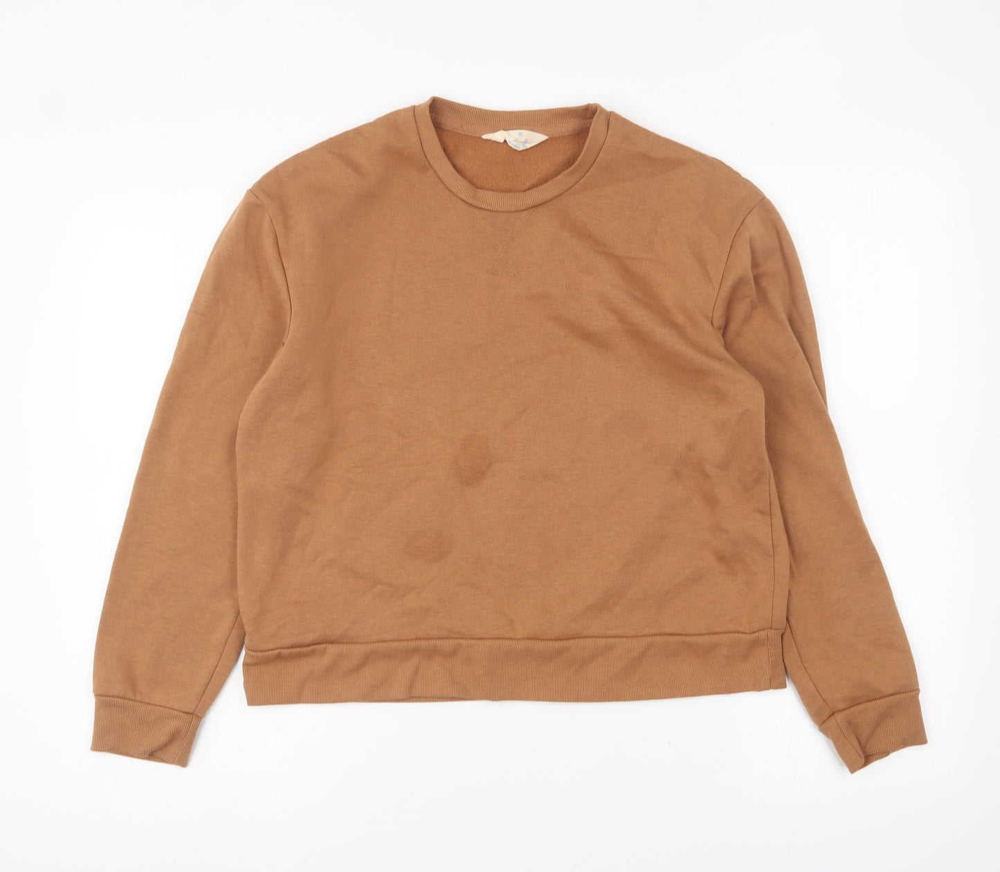 Primark Womens Brown Cotton Pullover Sweatshirt Size XS Pullover