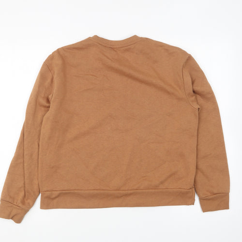Primark Womens Brown Cotton Pullover Sweatshirt Size XS Pullover