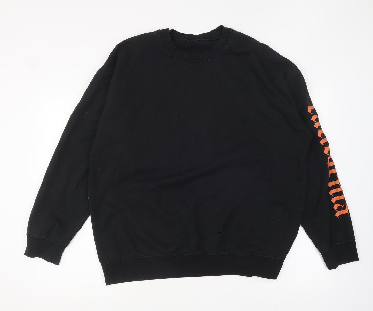 Preworn Mens Black Cotton Pullover Sweatshirt Size XL - California