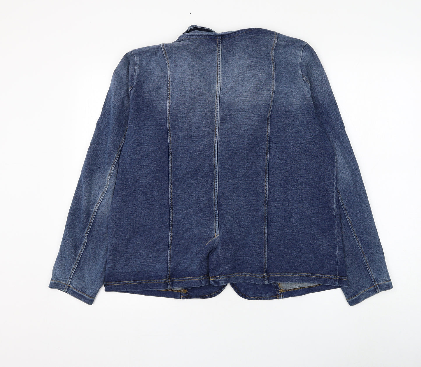 Gina Benotti Womens Blue Jacket Size 18 Button